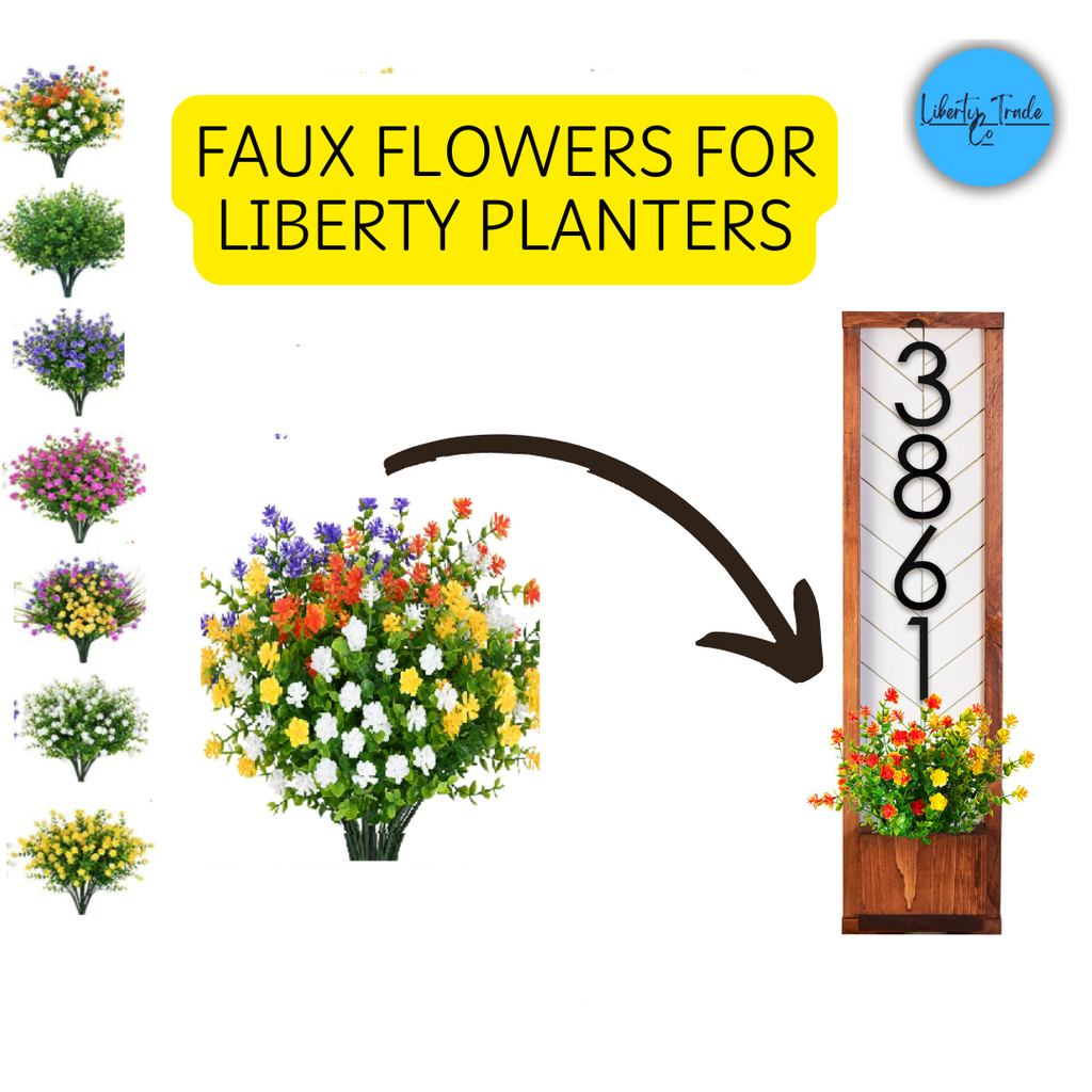 Artificial Flowers Indoor/Outdoor Decor For Planter