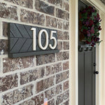 Towson New Home GIft, Address Plaque for house,  Weatherproof Address Sign, Numbers for Outside, Personalized Number Sign, Housewarming