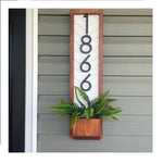 Fairview House Number Sign, Address Sign for House, House Numbers, Address Sign, Address Plaque, House Vertical, House Numbers Vertical