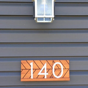 Towson New Home GIft, Address Plaque for house,  Weatherproof Address Sign, Numbers for Outside, Personalized Number Sign, Housewarming