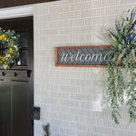 PennField Personalized Welcome Sign: Rustic Farmhouse Wall Art for New Home Gift