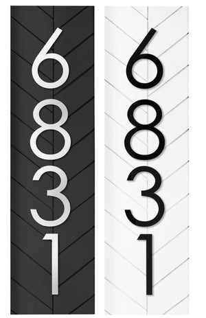Chesapeake House Number Sign, Address Plaque Vertical, House Numbers, Address, Housewarming Gift, Horizontal Address Plaque, Vertical Number