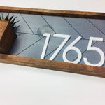 Weston House Number Plaque, Address Plaque, House Numbers, Address Numbers, Mailbox, House Number Planter, House Number Sign, Address Sign