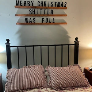 Xl letterboard, christmas vacation decor, christmas vacation quotes, christmas decor, christmas sign, wall art, letter sign, wooden ledge