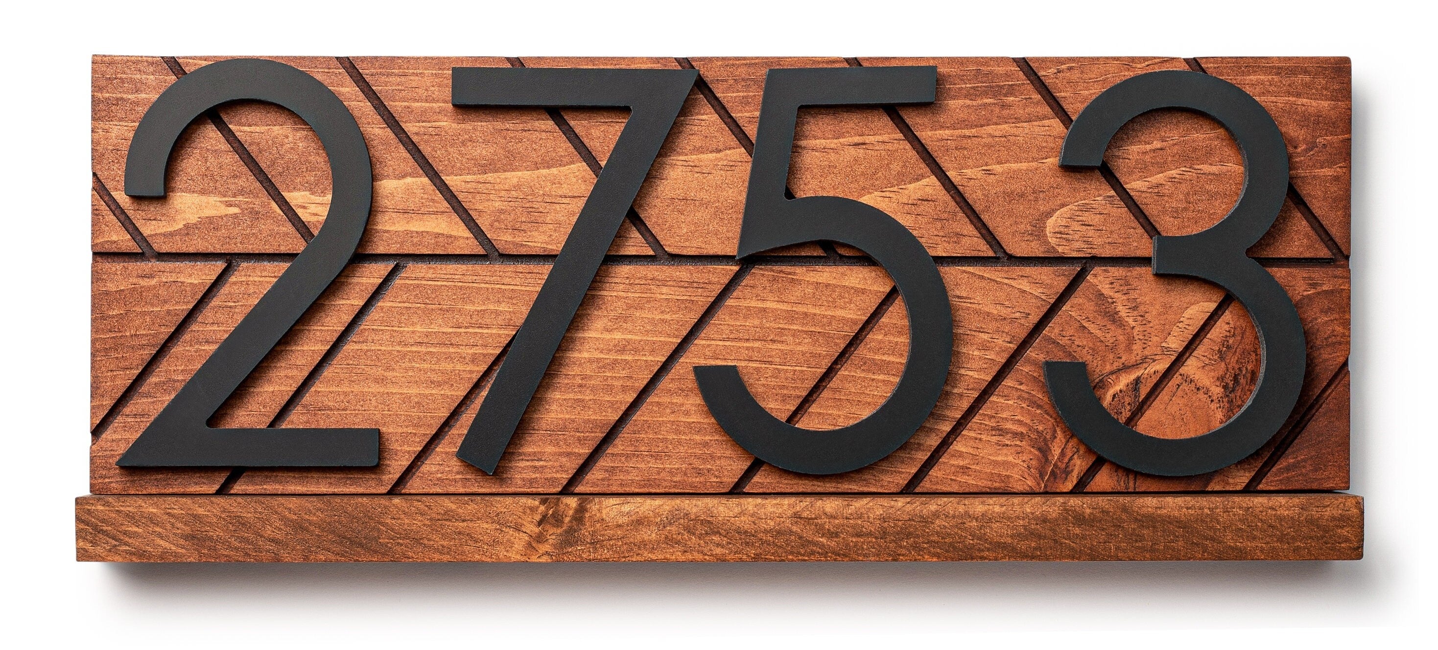 Towson Custom Outdoor Sign: Unique House Number Sign and Garden Decor Accessory