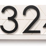 Towson Custom Outdoor Sign: Unique House Number Sign and Garden Decor Accessory
