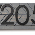 Towson Custom Outdoor Sign: Unique House Number Sign and Garden Decor Accessory