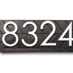 Towson Unique House Address Marker - Personalized House Number Art for a Distinctive New Home Sign