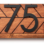 Towson Unique House Address Marker - Personalized House Number Art for a Distinctive New Home Sign