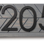 Towson Unique House Address Marker - Personalized House Number Art for a Distinctive New Home Sign