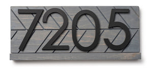 Towson Unique House Address Marker - Personalized House Number Art for a Distinctive New Home Sign