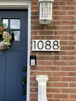 Towson Personalized Weatherproof Yard Address Sign - Unique Housewarming Gift for New Homeowners