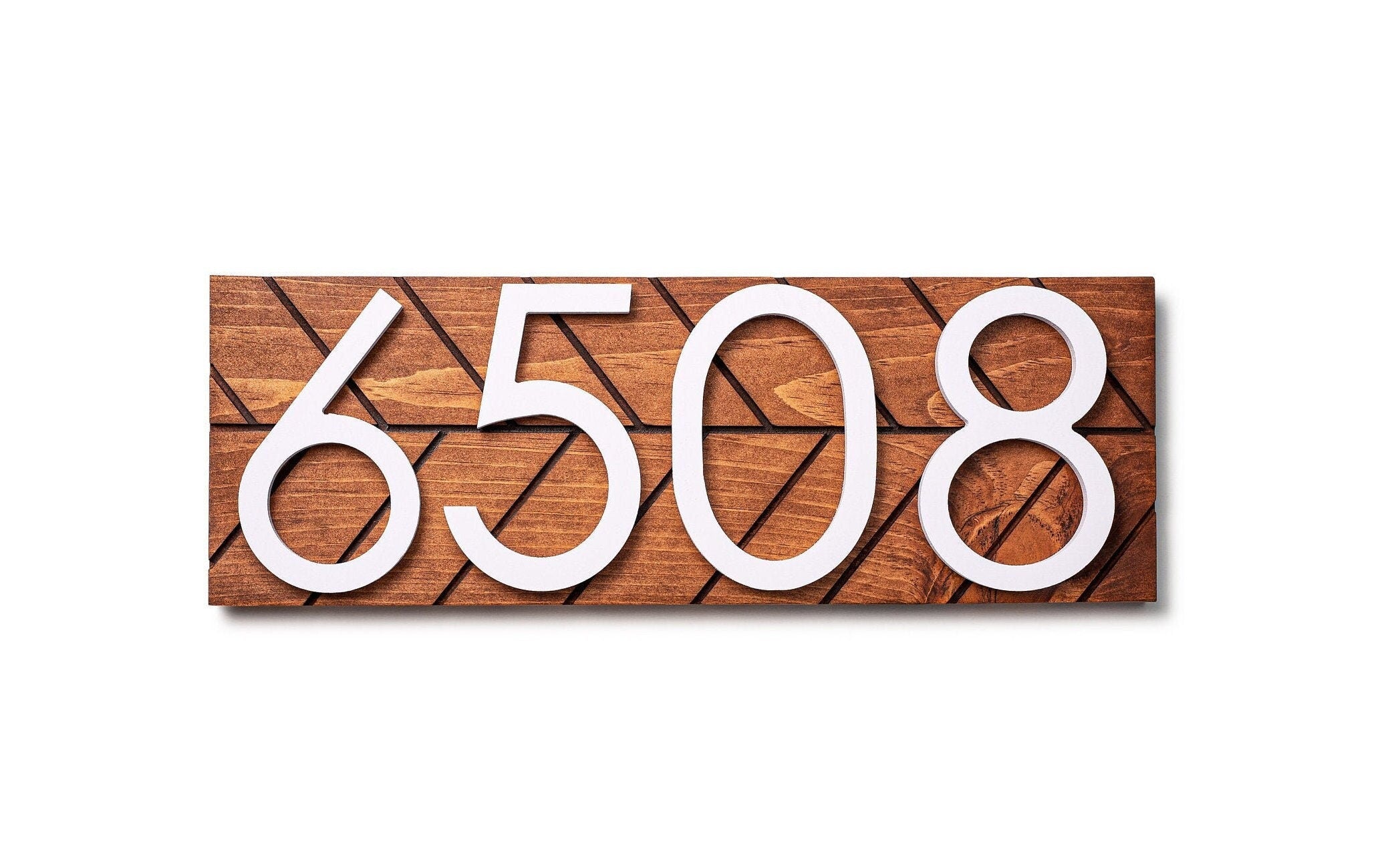 Keystone Personalized Custom Hanging Address Numbers | Double Sided House Number Sign | Street Sign