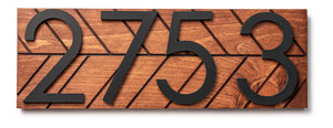 Keystone Personalized Custom Hanging Address Numbers | Double Sided House Number Sign | Street Sign