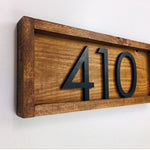 Tanyard Handmade Wooden House Number Plaque - Farmhouse Address Sign for Personalized Touch