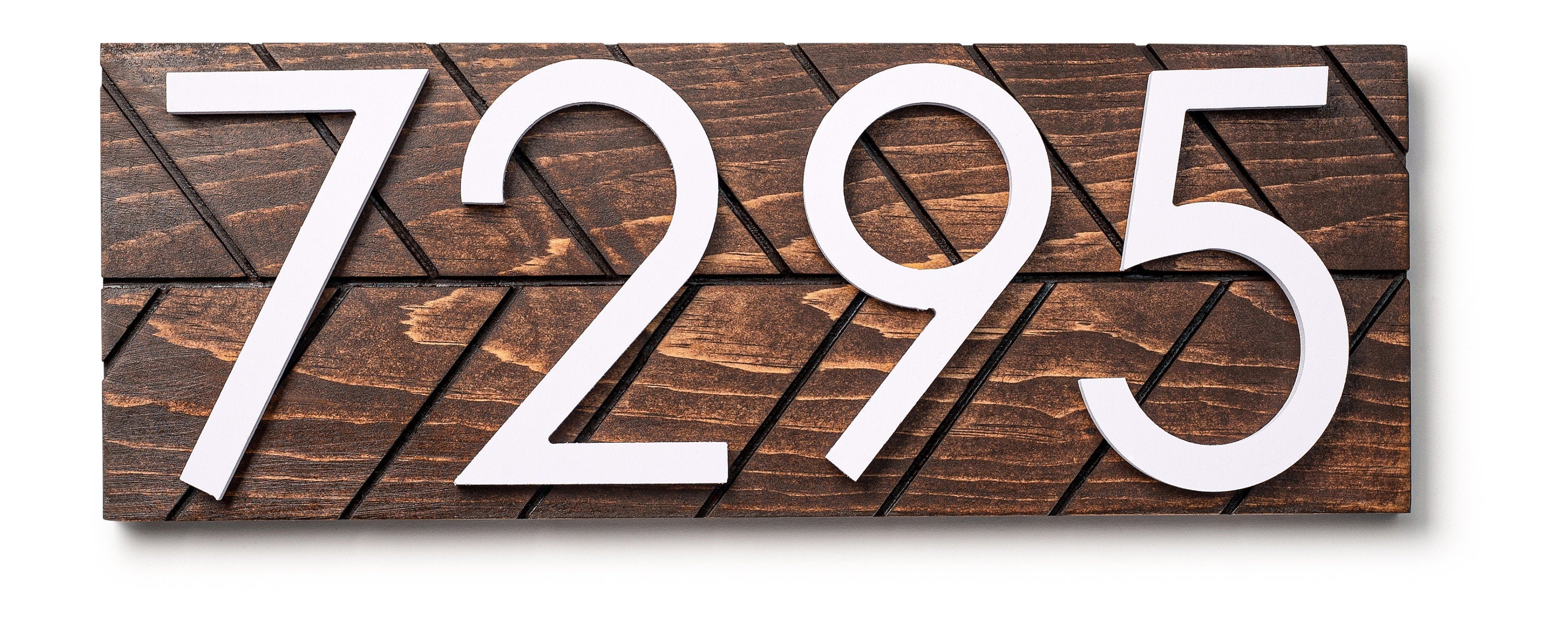 Keystone Personalized Custom Hanging Address Numbers | Double Sided House Number Sign | Street Sign