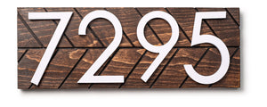 Keystone Personalized Custom Hanging Address Numbers | Double Sided House Number Sign | Street Sign