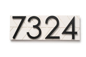 Keystone Personalized Custom Hanging Address Numbers | Double Sided House Number Sign | Street Sign